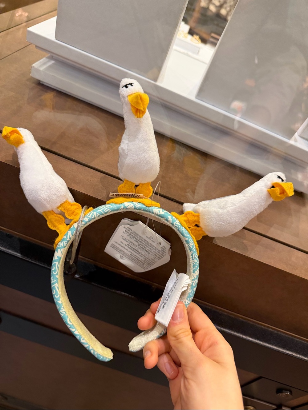 Disney Parks 2026 Pixar Finding Nemo Seagull Mickey Minnie Ear Headband New
